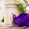 Flying Dress Colombia Couple Photoshoot