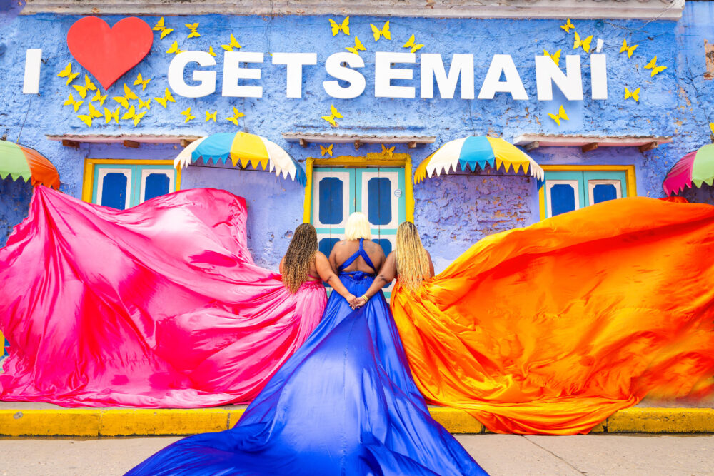 Flying dress Photoshoot in getsemani