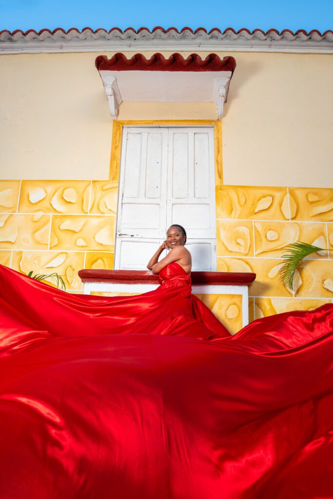 Flying Dress Moment