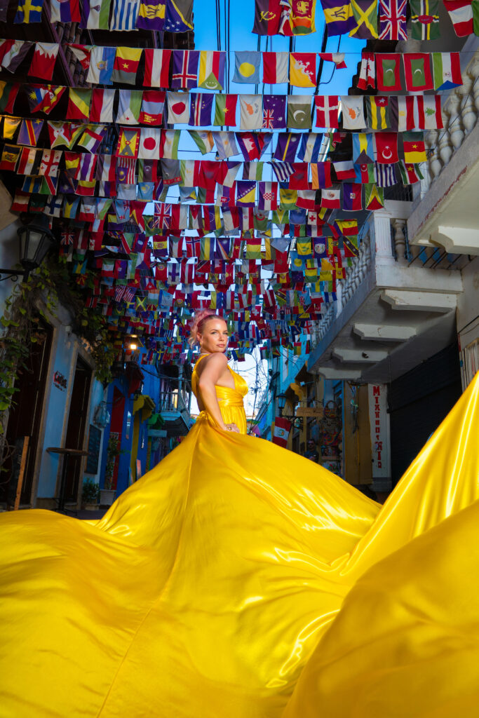 Flying Dresses Became a Global Photoshoot Trend