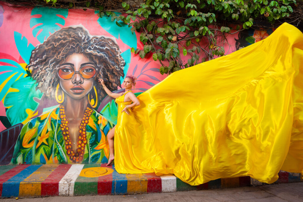 Flying Dresses Became a Global Photoshoot Trend