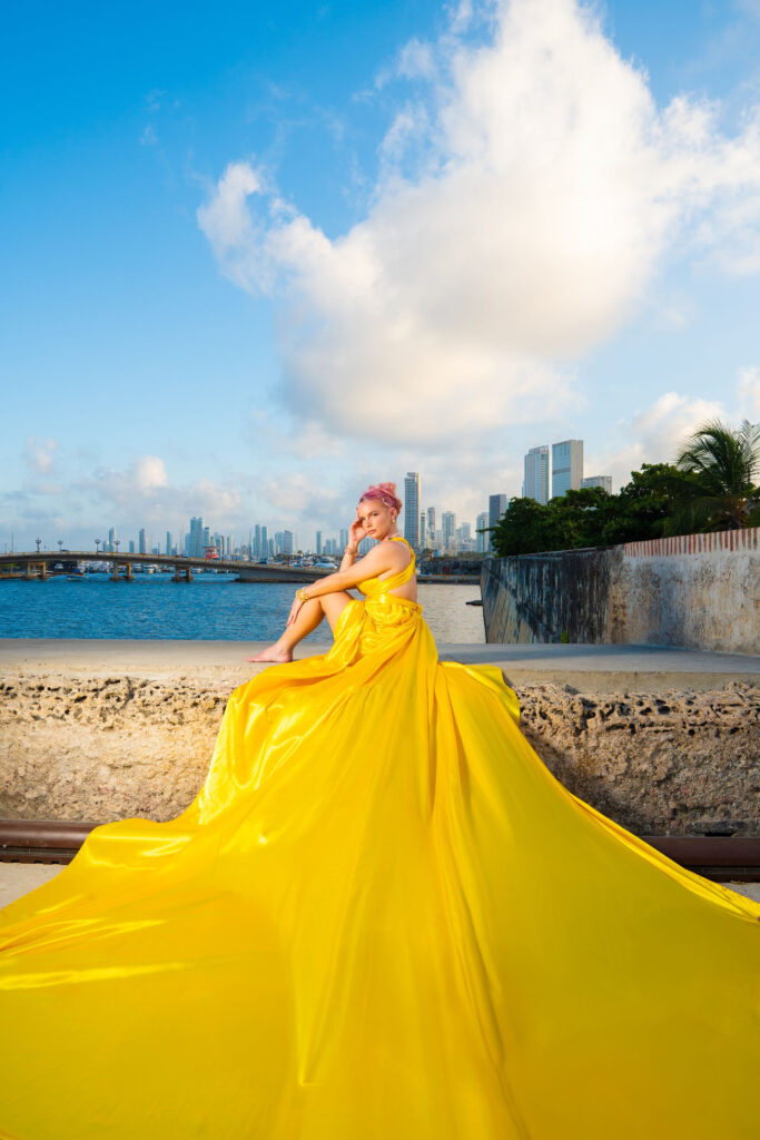 Flying Dresses Became a Global Photoshoot Trend