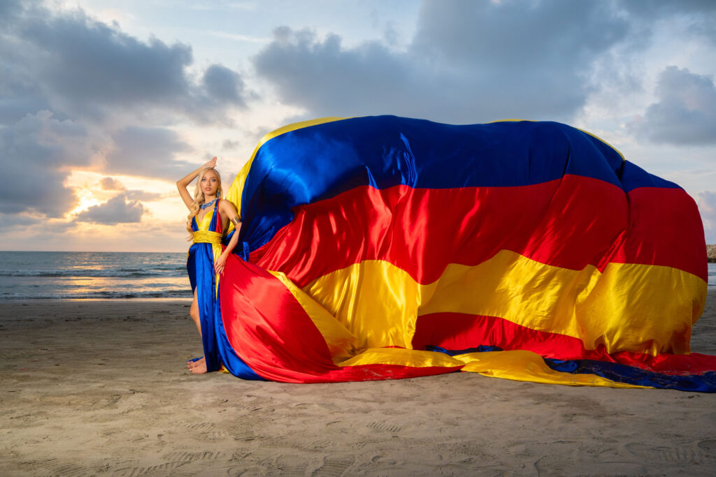 Flying Dress Photography Company in Cartagena