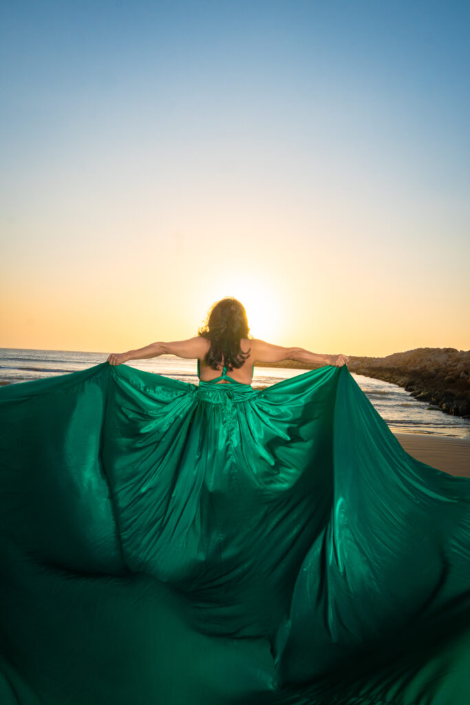 Professional Flying Dress Photoshoot