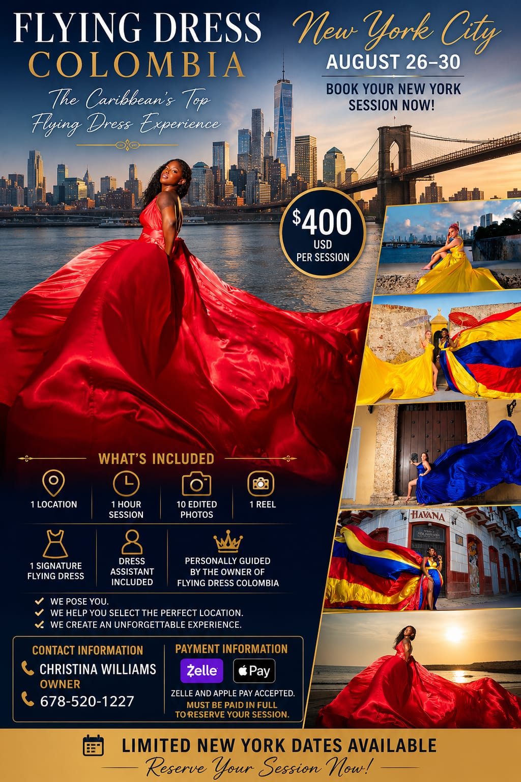 Flying Dress New York Package